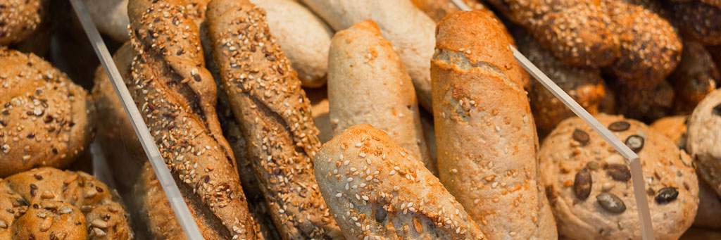 Brot in der Vitrine Banner